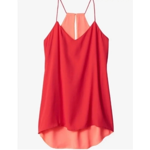NEW Express Barcelona Reversible Cami in Red and Coral - Picture 2 of 15